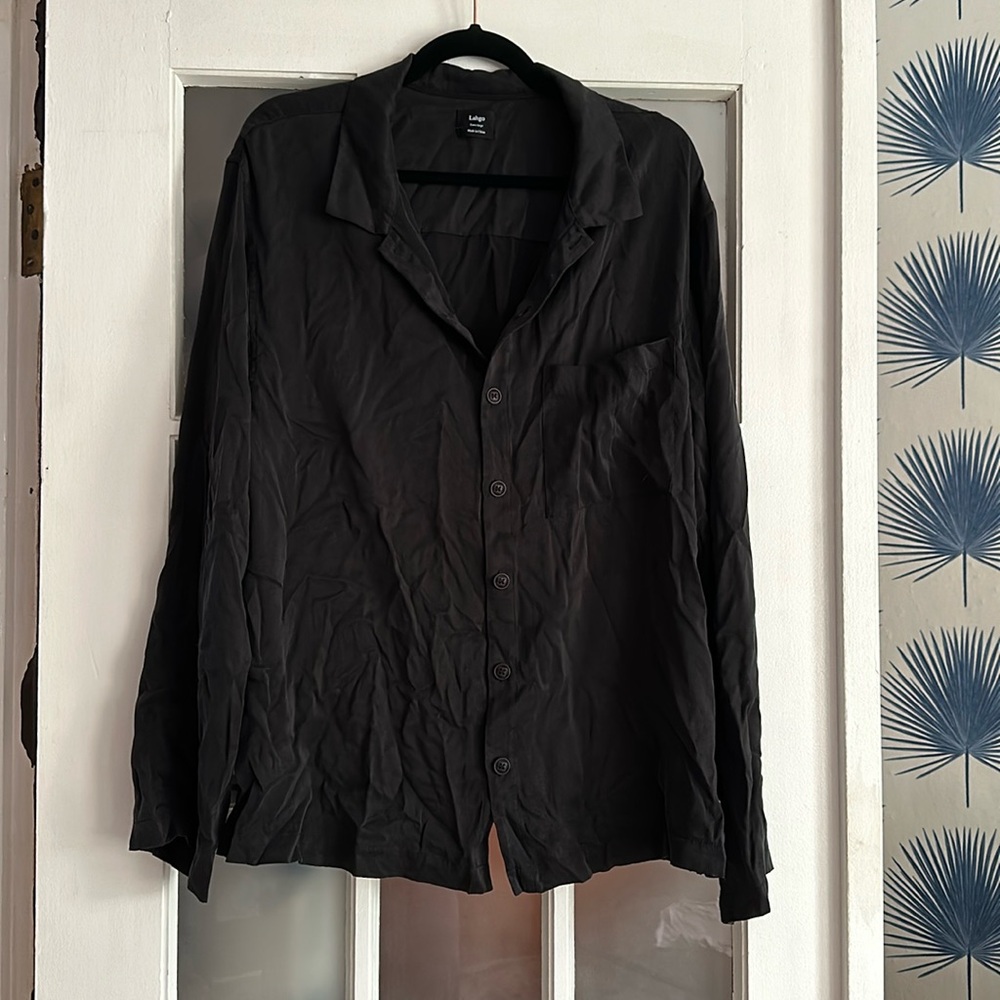 Lahgo silk button down